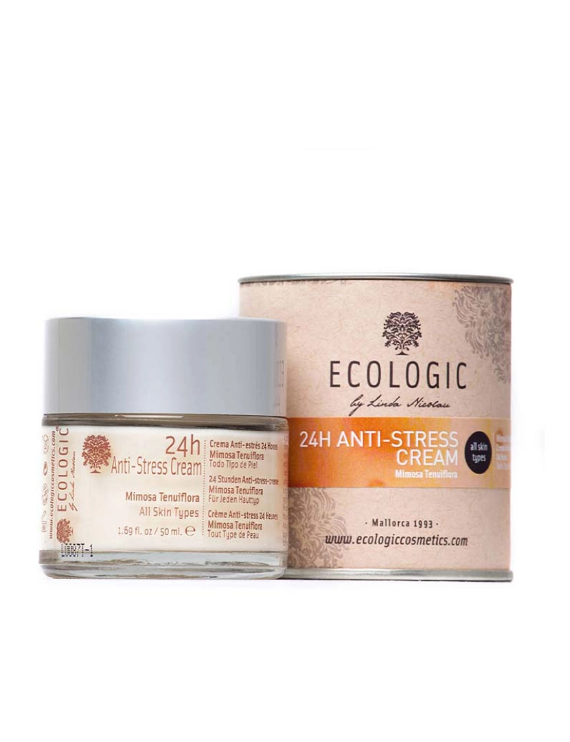 Ecologic Cosmetics - Creme Facial 24H Anti-Stress 50 Ml
