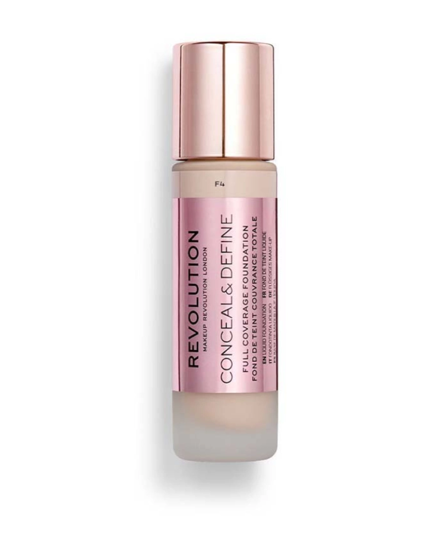 REVOLUTION - Conceal & Define Full Coverage Foundation #F4 23 Ml