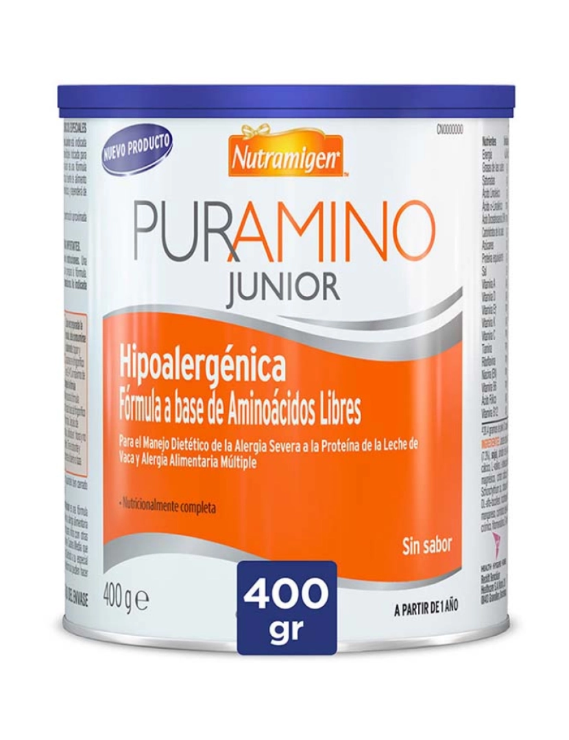 Nutramigen - Puramino Junior Fórmula Hipoalergénica Polvo 400 Gr