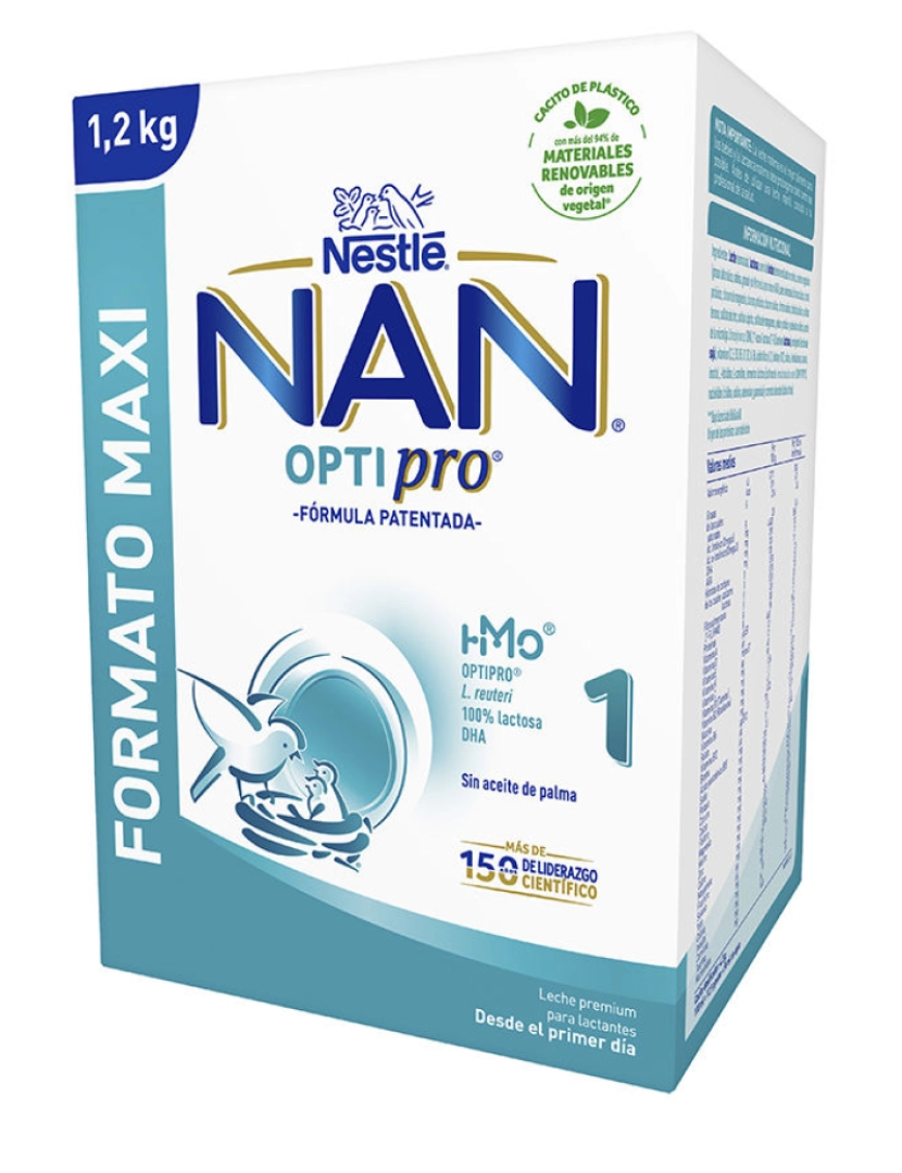 Nan - Optipro 1  Leche Para Lactantes Premium Promo 2 X 600 Gr 600 g