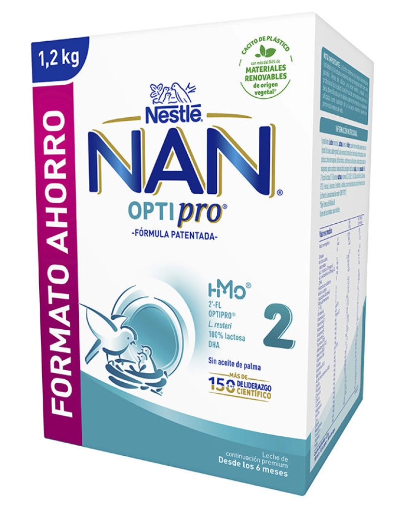 Nan - Optipro 2 Leche De Contiuación Premium Promo 2 X 600 Gr 600 g