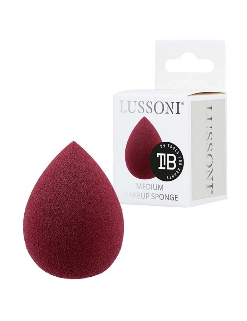 Lussoni - Raindrop Medium Sponge #Burgundy 1 U