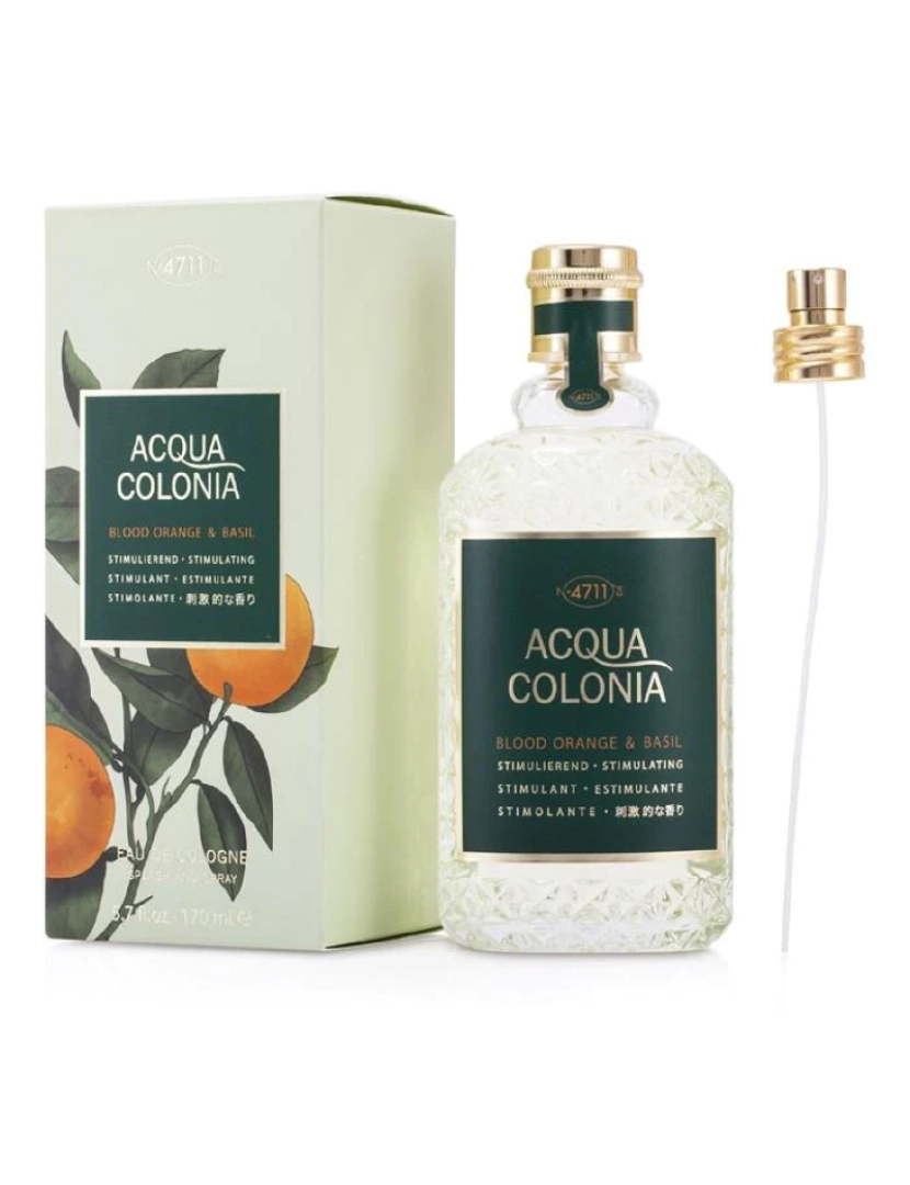 4711 - Acqua Colonia Blood Orange & Basil Eau De Cologne Splash & Spray 4711 170 ml