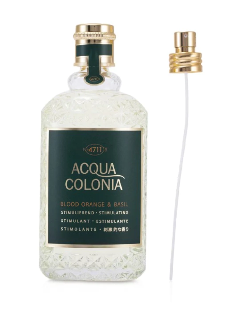 imagem de Acqua Colonia Blood Orange & Basil Eau De Cologne Splash & Spray 4711 170 ml2