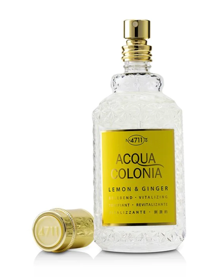 imagem de Acqua Colonia Lemon & Ginger Eau De Cologne Splash & Spray 4711 50 ml2