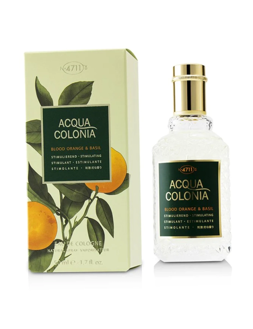 4711 - Acqua Colonia Blood Orange & Basil Eau De Cologne Splash & Spray 4711 50 ml