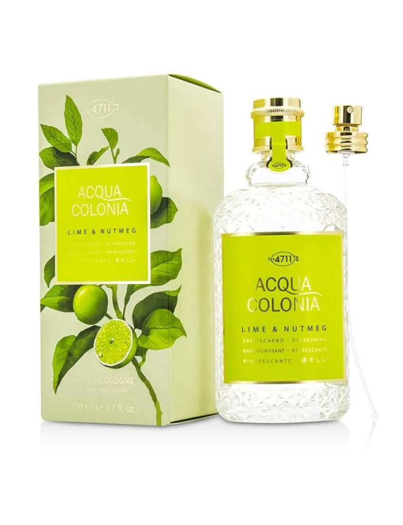 4711 - Acqua Colonia Lime & Nutmeg Eau De Cologne Vaporizador 4711 170 ml