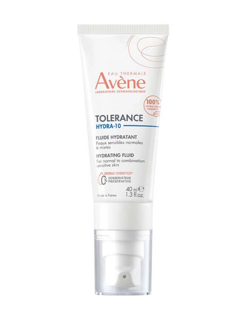 Avène - Tolerance Hydra-10 Fluido Hidratante 100% Natural 40 Ml
