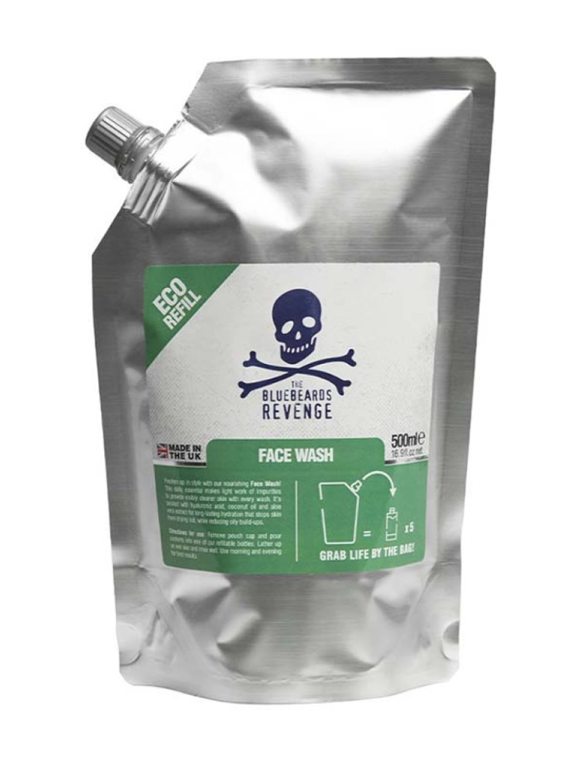 The Bluebeards Revenge - Face Wash Refill Pouch 500 Ml