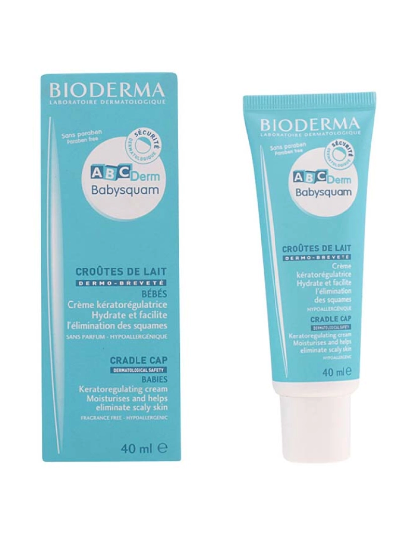 Bioderma - Creme Crosta Láctea Babysquam ABCDerm 40Ml