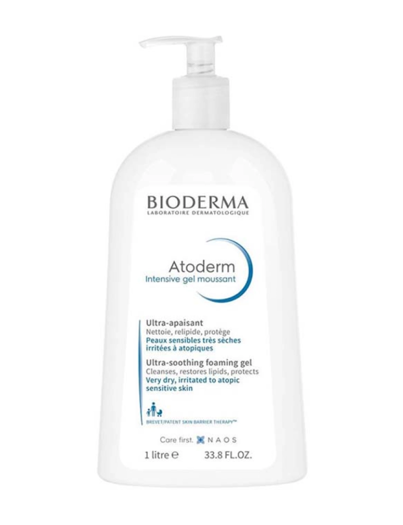 Bioderma - Atoderm Intensive Gel Específico Peles Atópicas 1000 Ml