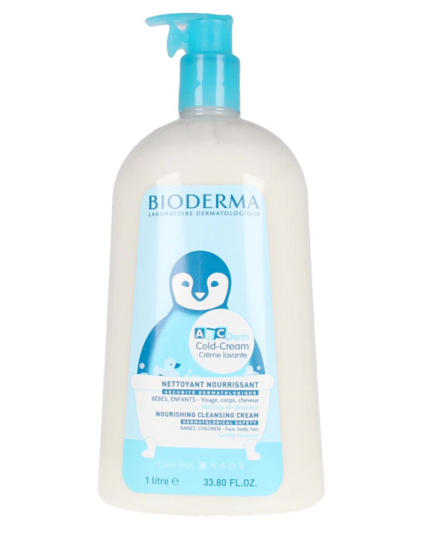 Bioderma - Abcderm Cold-cream Crème Lavante Nourrissante Bioderma 1000 ml