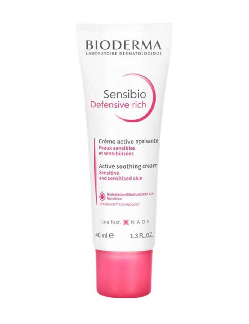 Bioderma - Sensibio Defensive Rica Hidratante/Calmante Piel Seca/Muy Seca 40 Ml