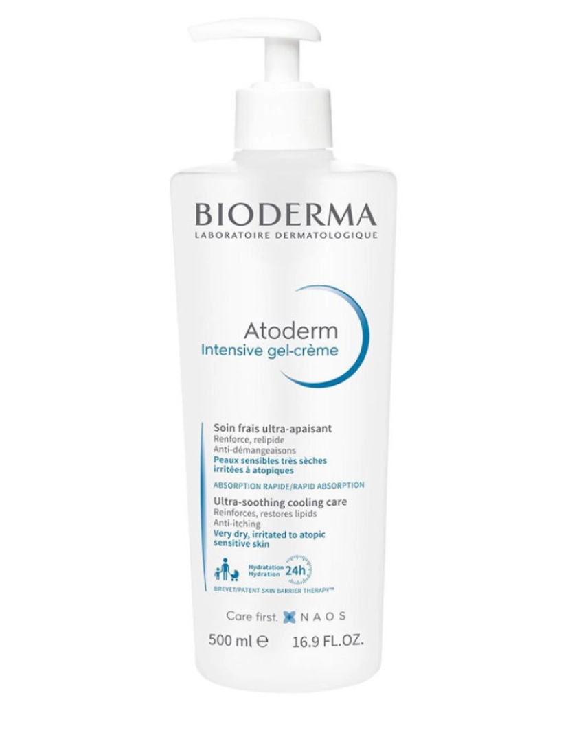 Bioderma - Atoderm Intensive Gel-crema Cuidado Diario Pieles Atópicas Bioderma 500 ml