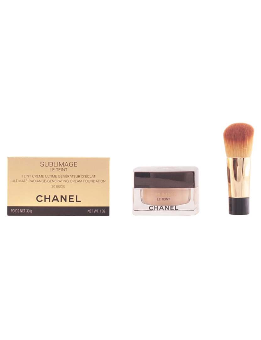 Chanel - Sublimage Le Teint Teint Crème #b20 Pot En Verre Et Pinceau 30 ml