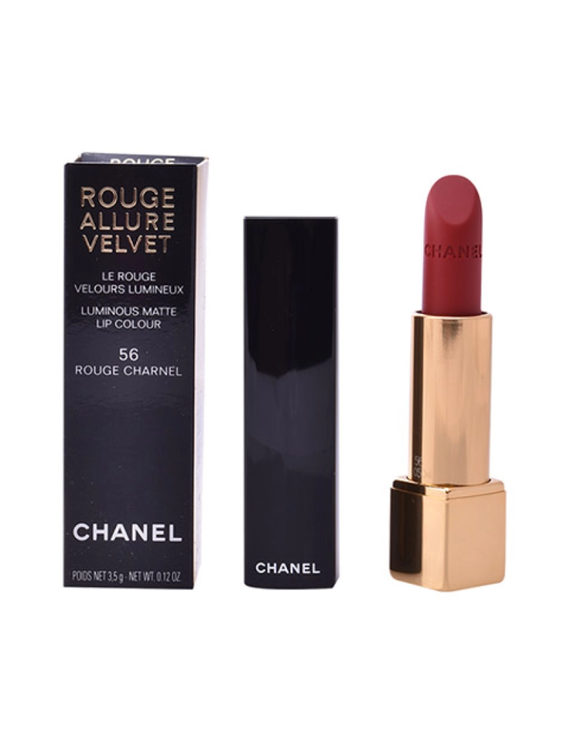 Chanel - Rouge Allure Velvet #56-Rouge Charnel 3,5 Gr Chanel