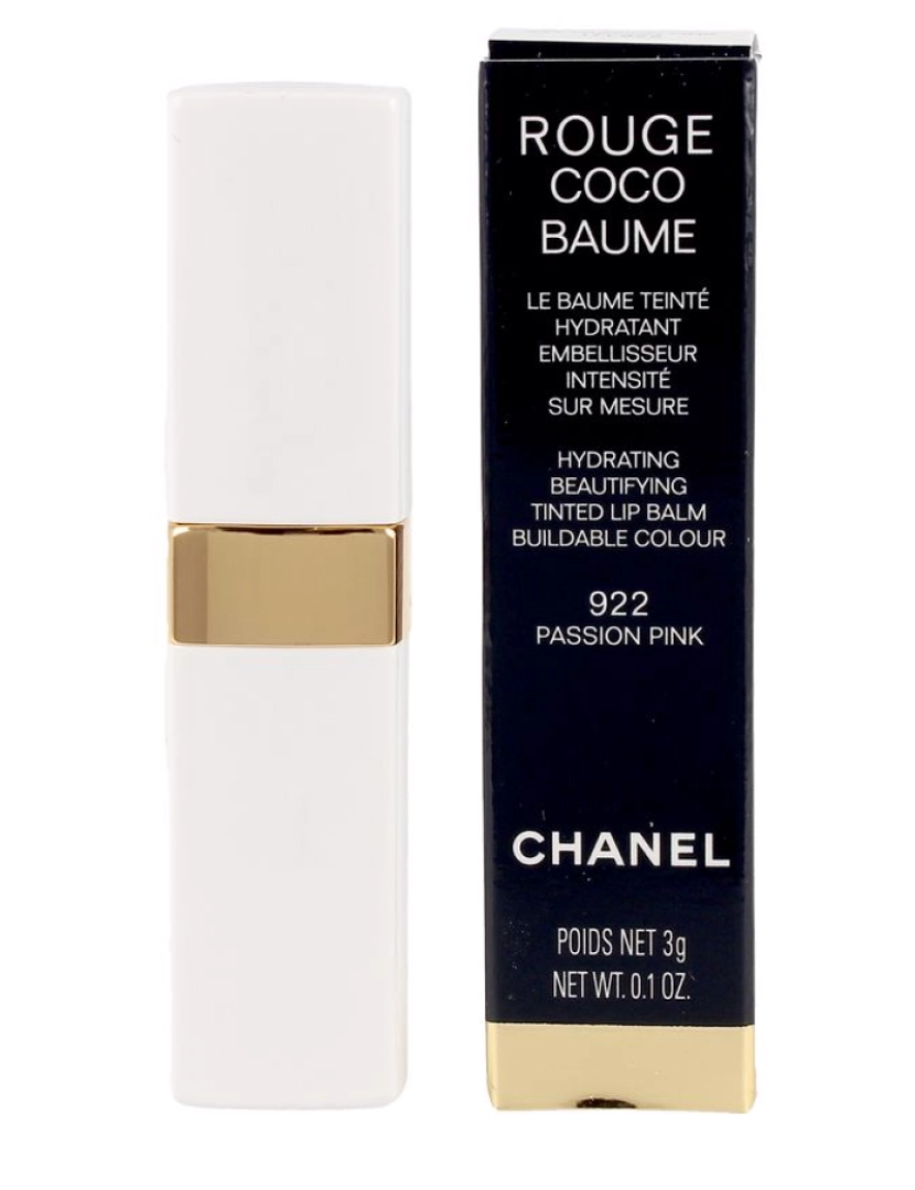Chanel - Rouge Coco Baume Hydrating Conditioning Lip Balm #922-passion Pink 3,5 g