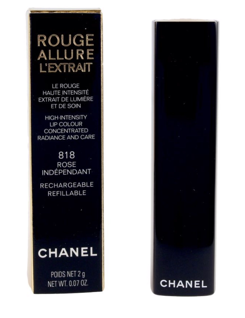 Chanel - Rouge Allure L'Extrait Lipstick #rose Independant-818