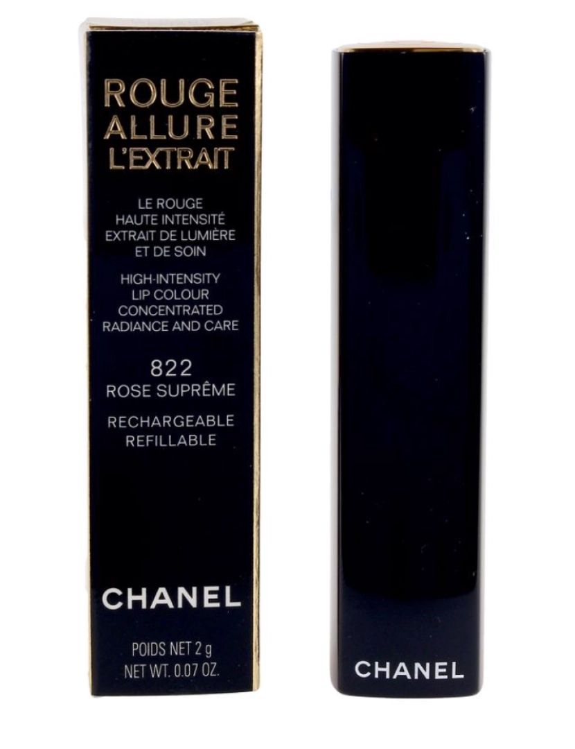 Chanel - Rouge Allure L'Extrait Lipstick #rose Supreme-822