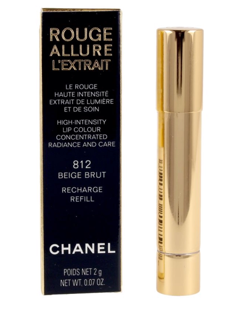 Chanel - Rouge Allure L'Extrait Lipstick Recharge #beige Brut-812