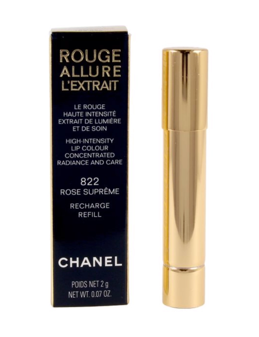 Chanel - Rouge Allure L'Extrait Lipstick Recharge #rose Supreme-822 1