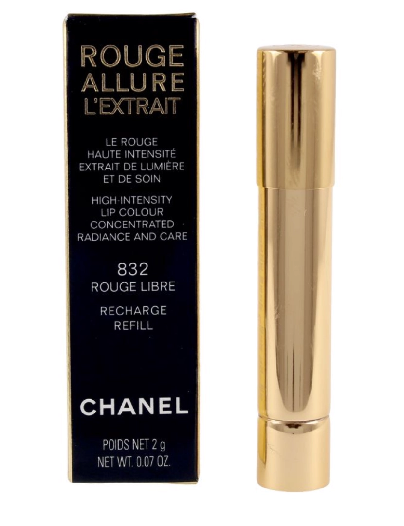 Chanel - Rouge Allure L'Extrait Lipstick Recharge #rouge Libre-832