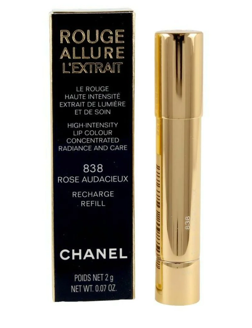 Chanel - Rouge Allure L'Extrait Lipstick Recharge #rose Audacieux-838