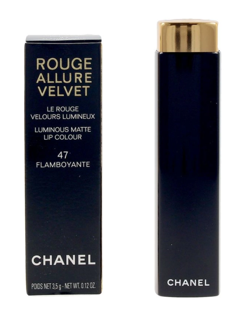 Chanel - Rouge Allure Velvet #47-flaming 3,5 Gr 3,5 g