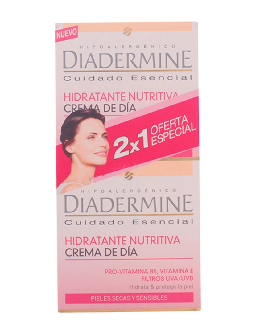 Diadermine - Coffret Creme Hidratante Nutritiva Dia PS 2pçs