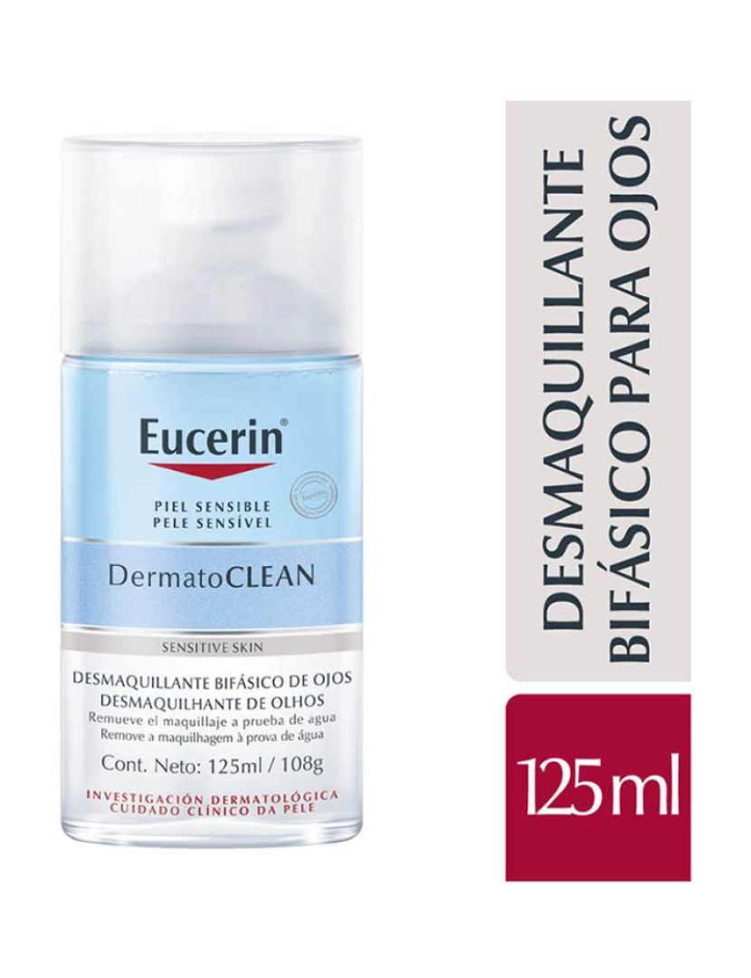 Eucerin - DERMATOCLEAN removedor de maquiagem para olhos 125 ml