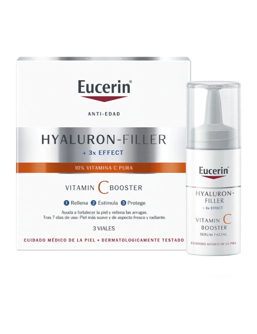 Eucerin - Hyaluron-Filler Ampolas De Reforço De Vitamina C 3 X 8 Ml