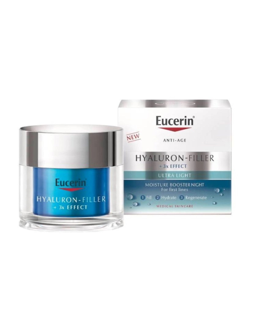 Eucerin - HYALURON-FILLER +3x efeito intensificador de hidratação noche 50 ml