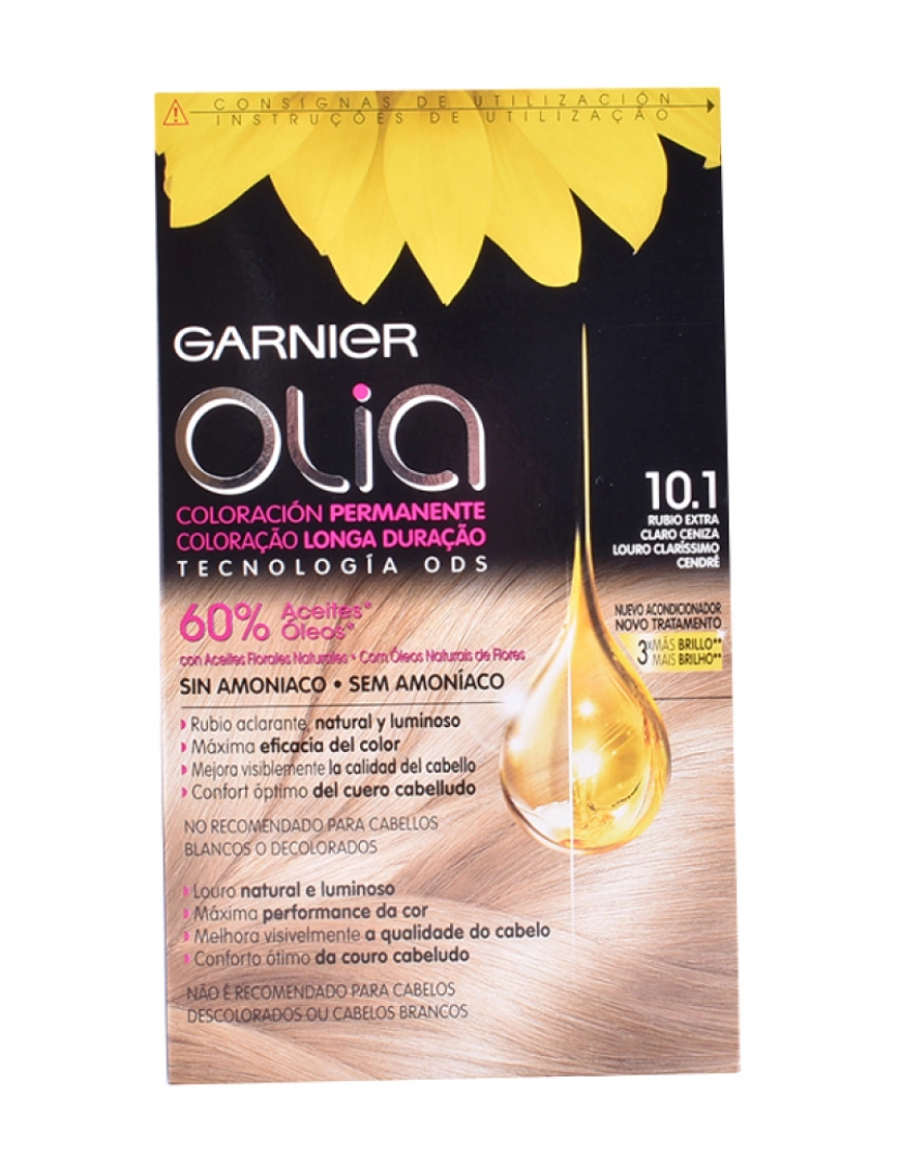 Garnier - Coloração Permanente Olia #10,1-rubio extra claro cinza