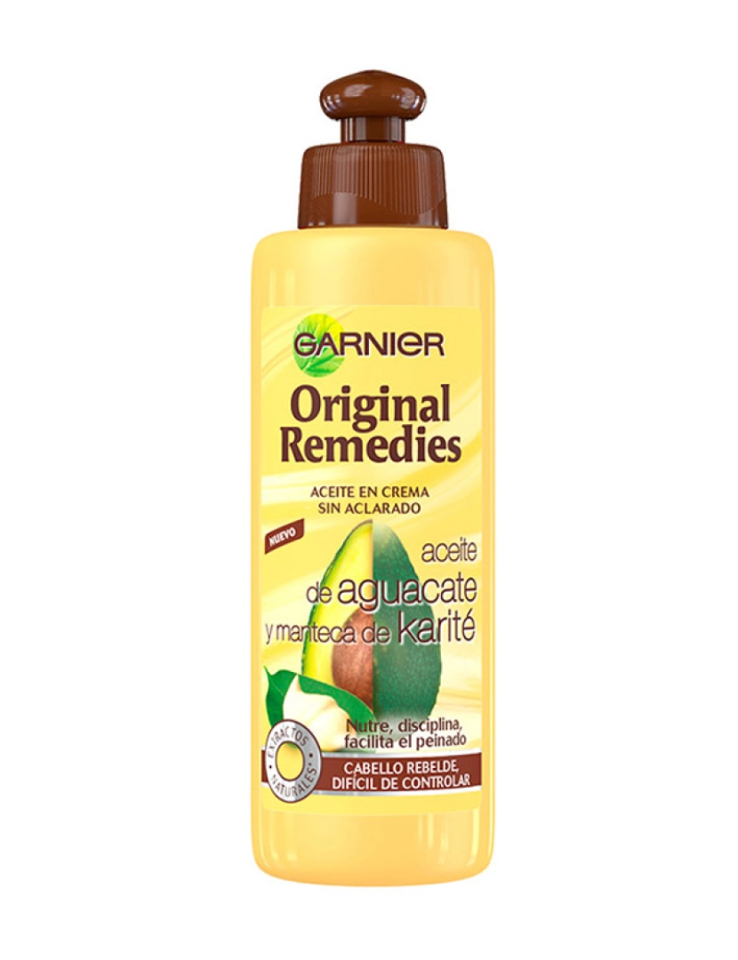 Garnier - Creme s/ Enxaguar Abacate & Karité Original Remedies 200Ml