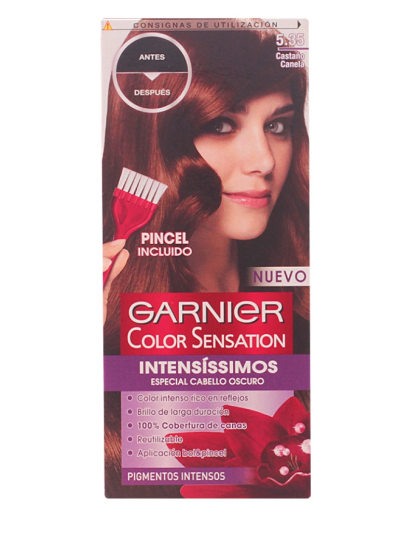 Garnier - Coloração Garnier Color Sensation Intensissimos #5.35 Castanho Canela