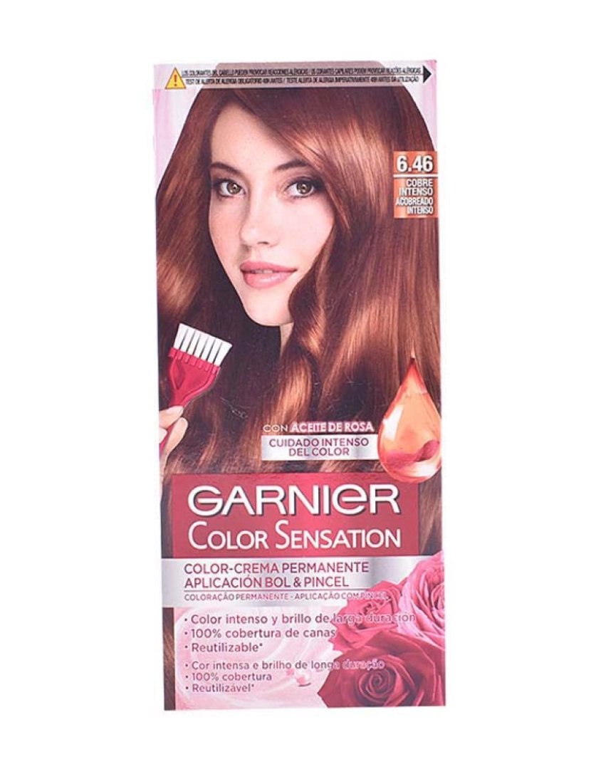 Garnier - Coloração Color Sensation Intensissimos #6,46 cobre intenso