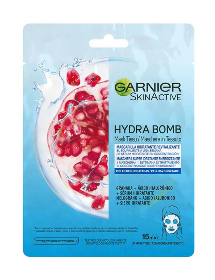 Garnier - Máscara Facial Revitalizante Skinactive Hydrabomb