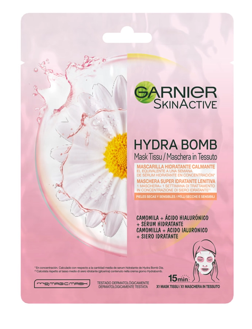 Garnier - Skinactive Hydrabomb Mask Facial Hidratante Calmante Garnier