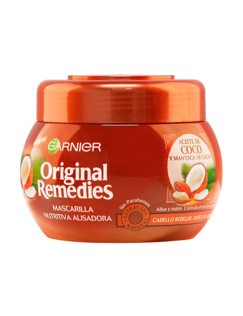 Garnier - Máscara Óleo de Côco e Cacau Original Remedies 300Ml