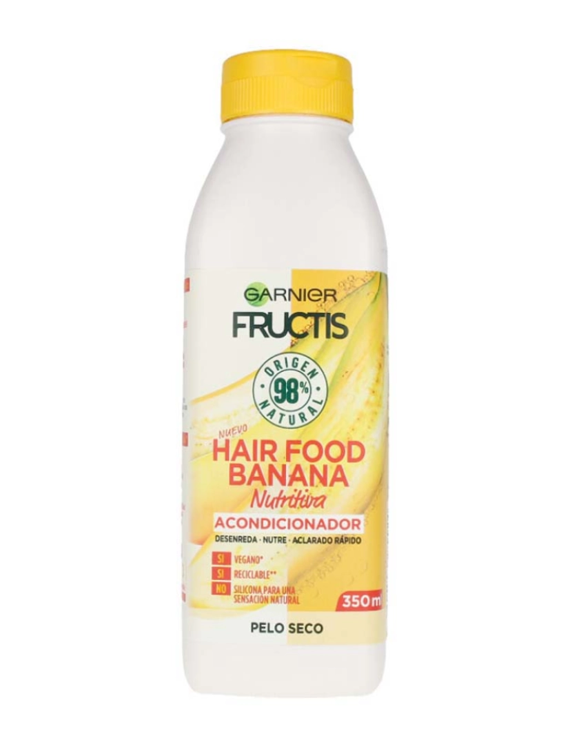 Garnier - Condicionador Ultra Nutritivo Banana Fructis Hair Food 350Ml