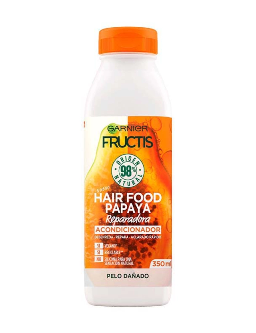 Garnier - Condicionador Reparador Papaia Fructis Hair Food 350Ml