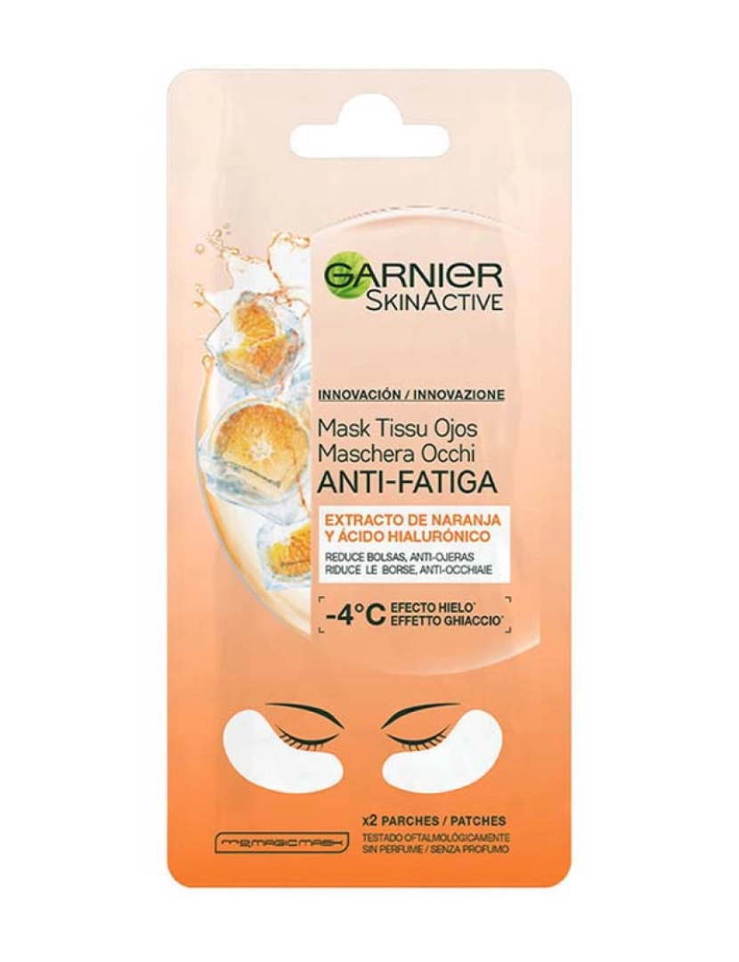 Garnier - Máscara de Tecido Olhos Anti-Fadiga Skinactive x2