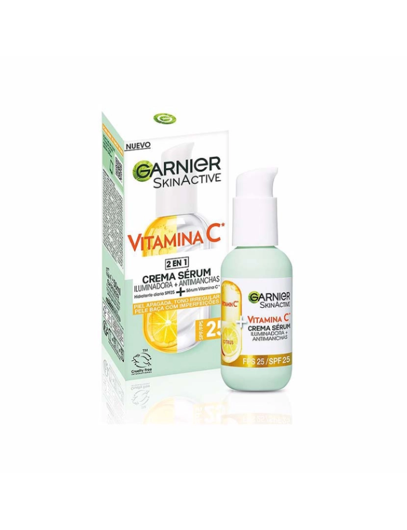 Garnier - Skinactive Vitamina C Crema Sérum Spf25 50 Ml