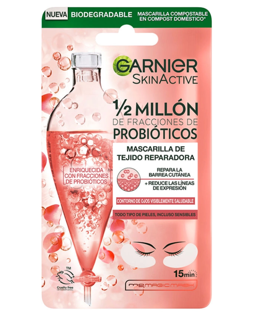 Garnier - Garnier Máscara De Tecido Olhos Probiótica 6G