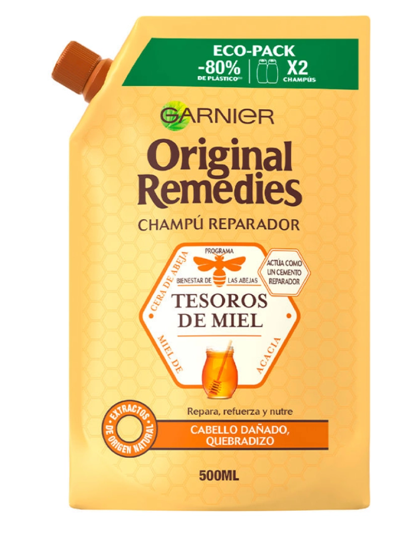 Garnier - Original Remedies Champú Tesoros De Miel Garnier 500 ml