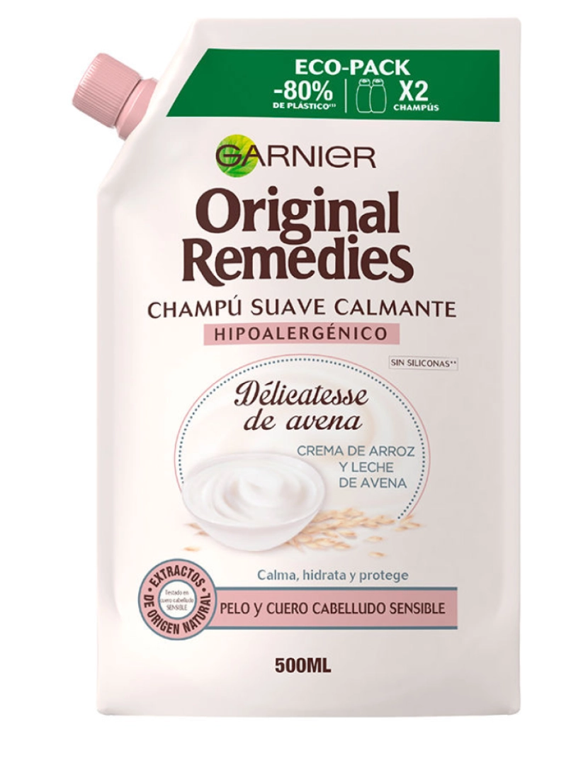 Garnier - Original Remedies Champú Suave Calmante Garnier 500 ml