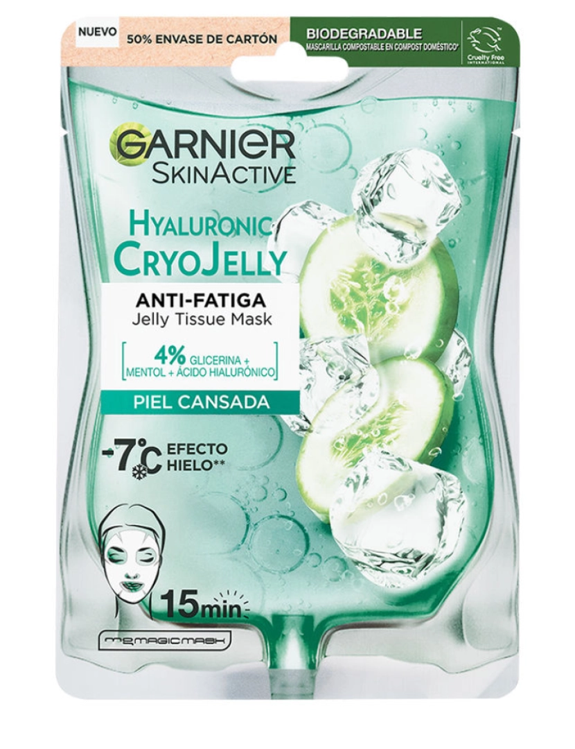 Garnier - Hyaluronic Cryojelly Máscara De Tecido Anti-fadiga 5 Gr 5 g