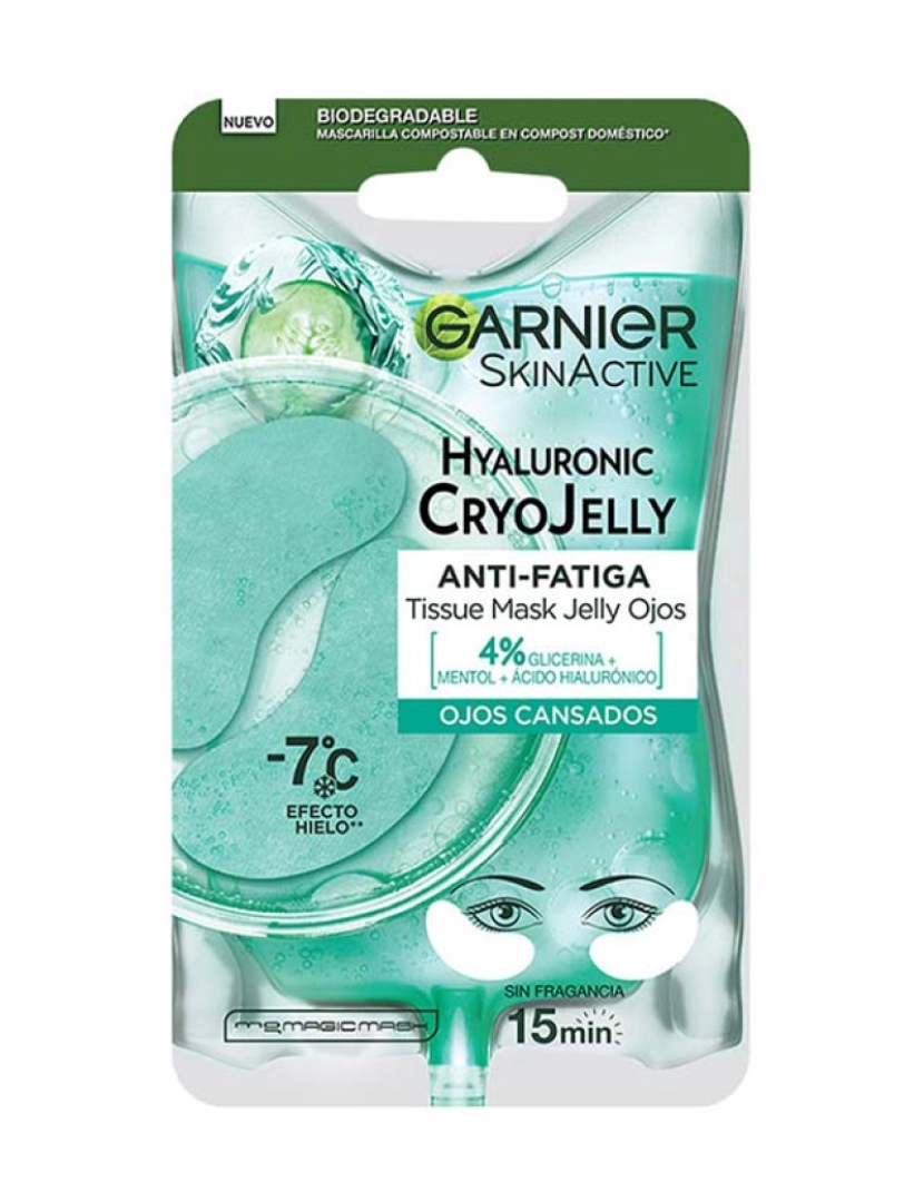 Garnier - Hyaluronic Cryojelly Tissue Máscara Anti-Fatigue Eyes 5 Gr