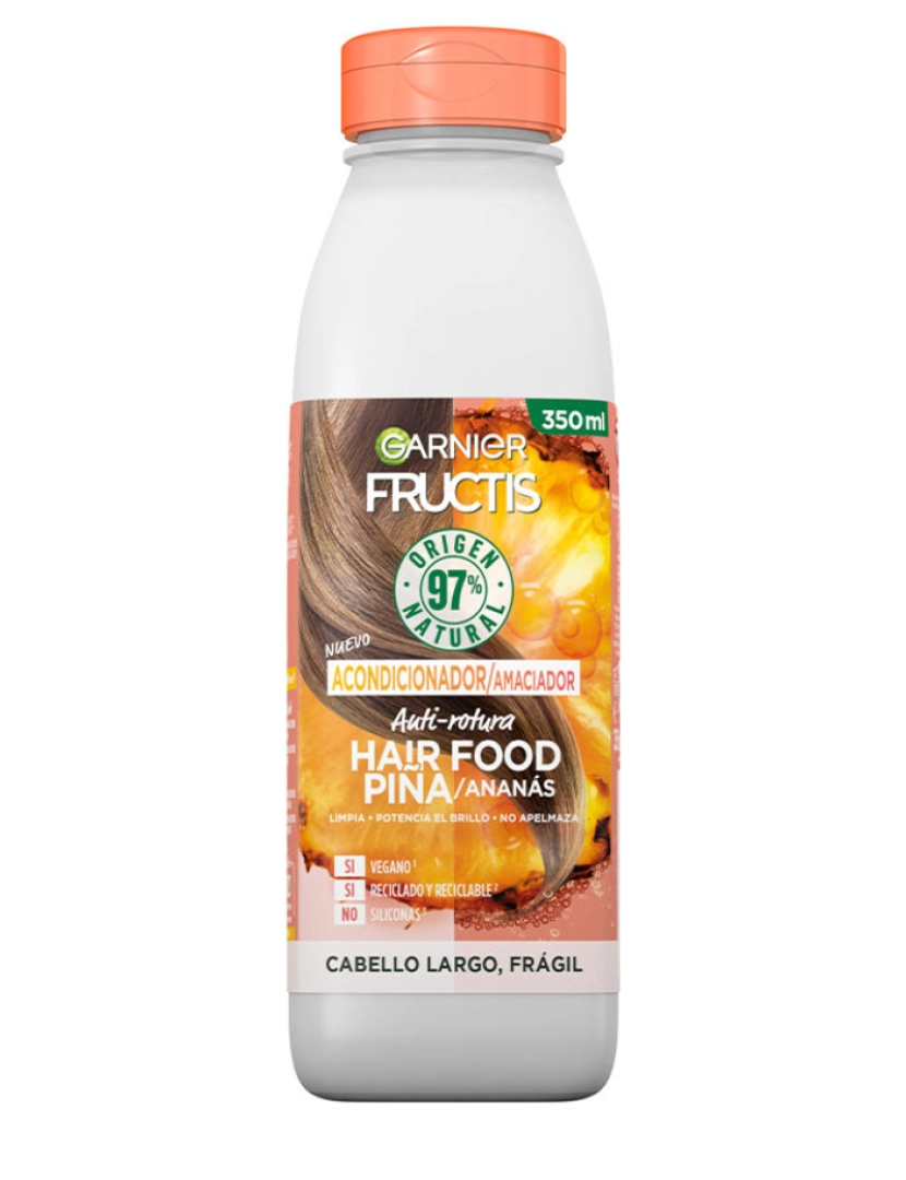 Garnier - Fructis Hair Food Condicionador Anti-quebra De Abacaxi Garnier 350 ml