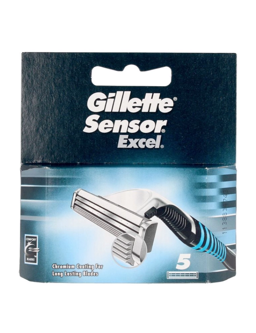 Gillette - Sensor Excel Cargador Gillette 5 recambios